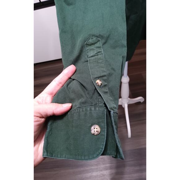 Mens Labrador Apparel green button-up washed cotton made in USA size L Outdoors - Picture 5 of 9